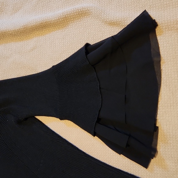 Design story womens black sweater medium - Picture 3 of 11